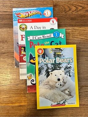 Level 1 Kids Reading Books Kindergarten 1st Grade Homeschool